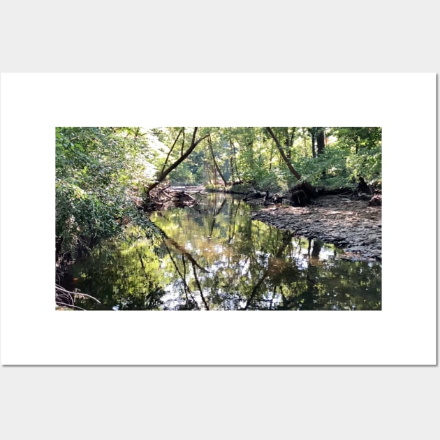 Creek Scenery Landscape Photograph of Beautiful Indian Creek Wall Art by Zen Goat 